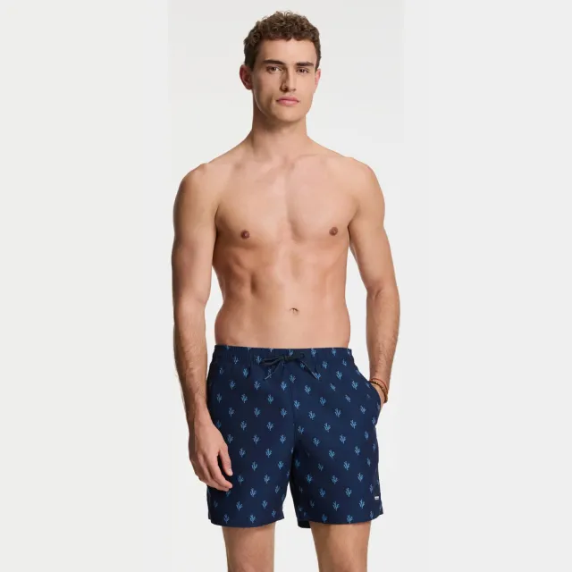 Shiwi The Sunshine Brand Shiwi Mike Sketched Coral zwemshort navy, foto 4