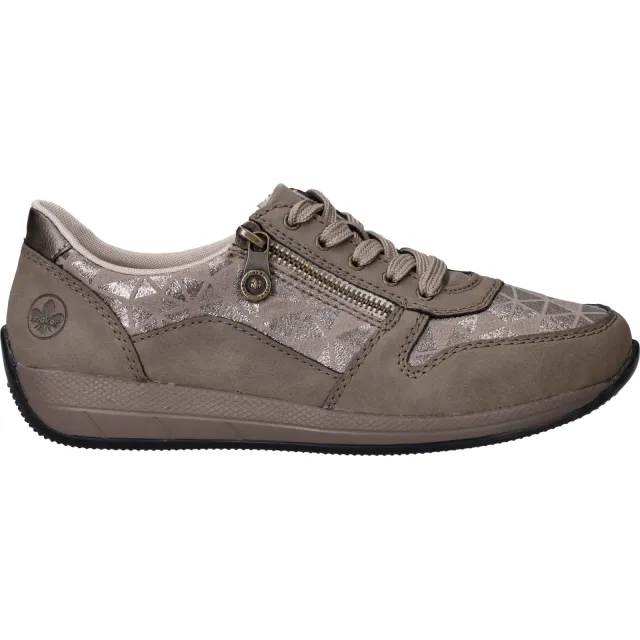 Rieker lage sneakers beige