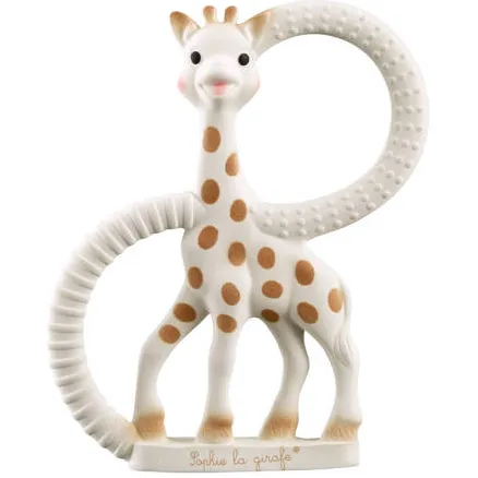 Sophie de Giraf So'Pure bijtring very soft beige