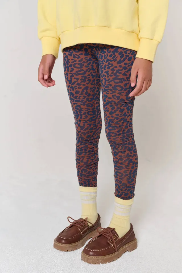 Tumble 'n Dry Sophia legging met panterprint donkerbruin