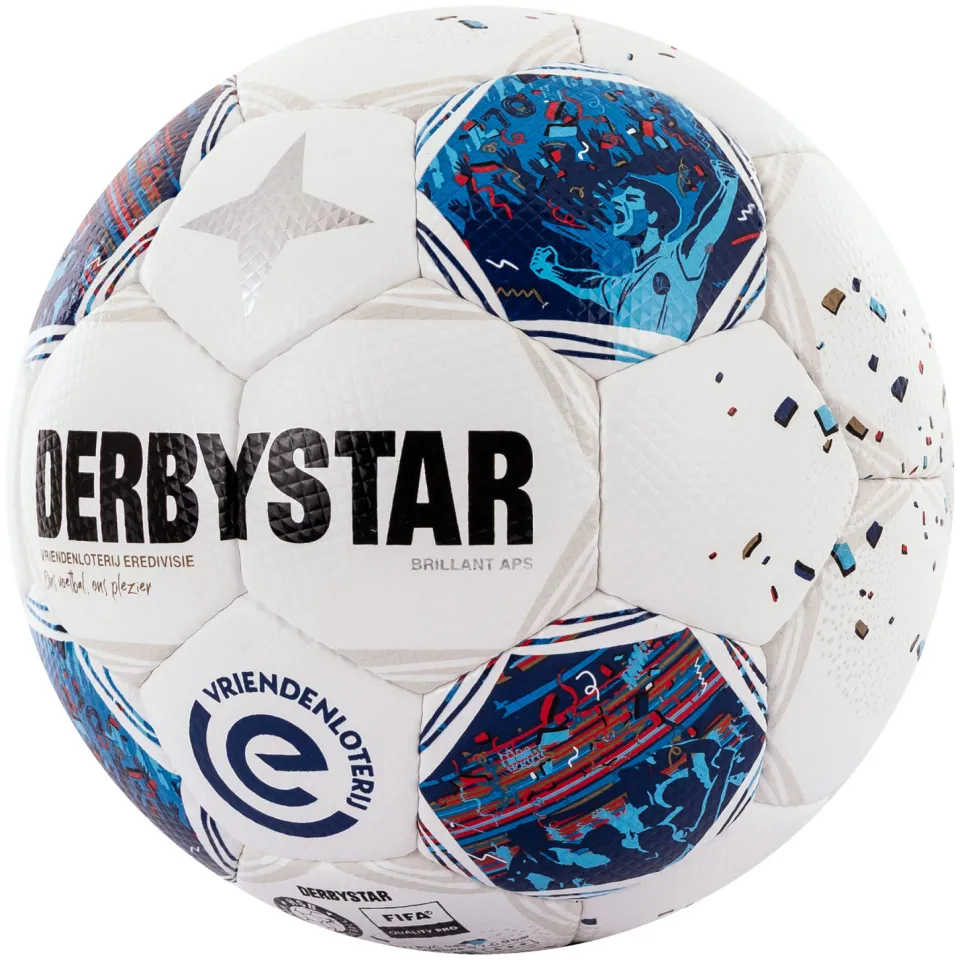 DerbyStar Eredivisie Brillant 26/27 voetbal wit, foto 5