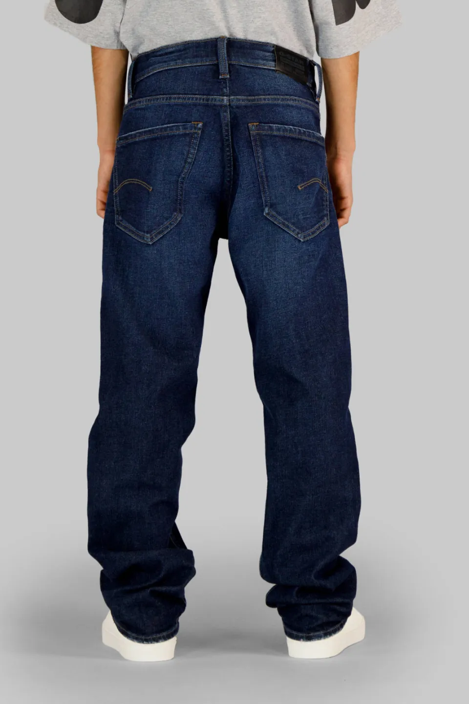 G-Star straight leg jeans dark blue denim, foto 4