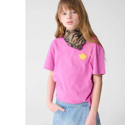 Shoeby T-shirt met backprint roze, foto 4
