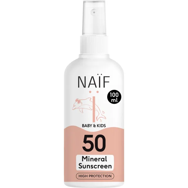 Naif Baby & Kids Mineral Sunscreen Spray SPF50