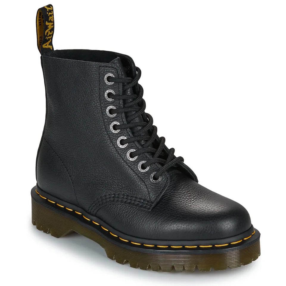 Dr. Martens leren veterboots zwart, foto 3