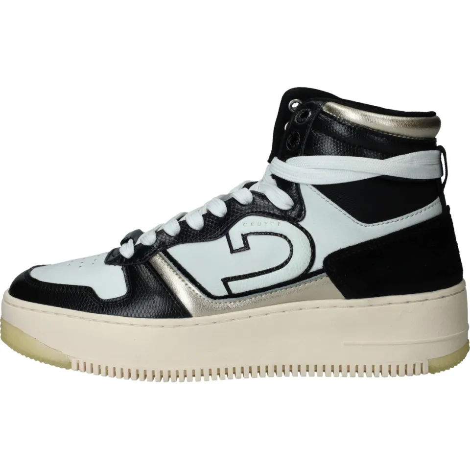 Cruyff Campo High Lux hoge sneakers zwart, foto 7