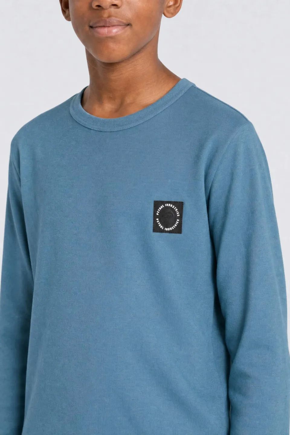 Petrol Industries longsleeve met logo blauw, foto 5