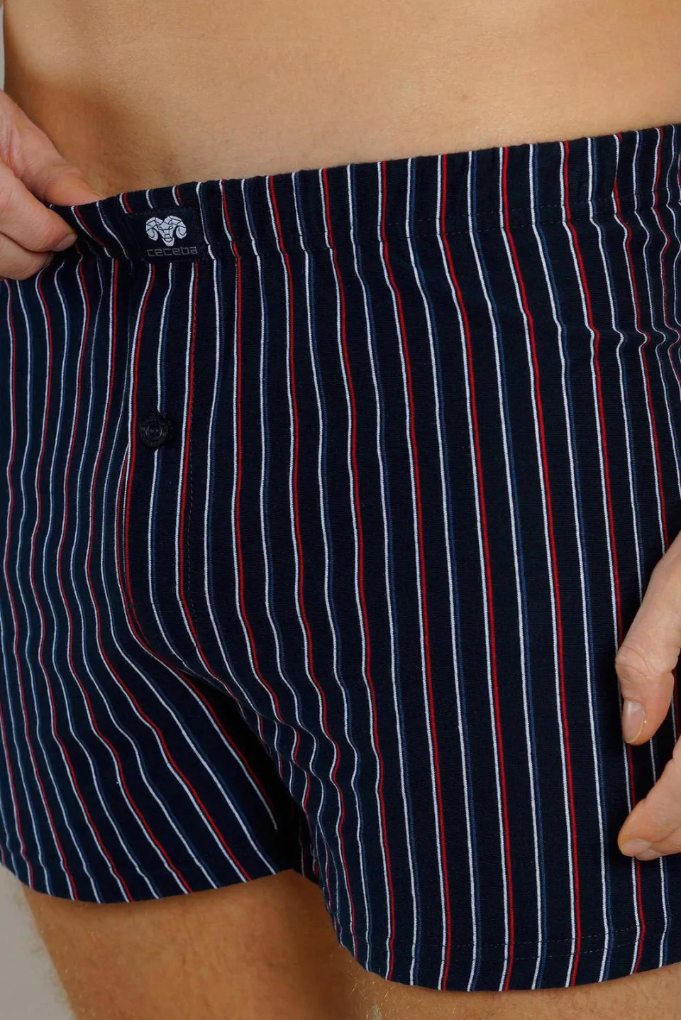 Ceceba +size wijde boxershort (set van 2) donkerblauw, foto 5