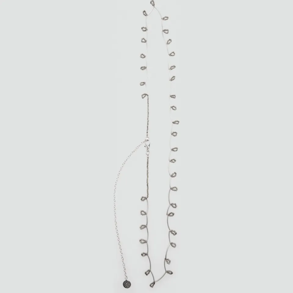 Mango TEEN riem - zilver, foto 5