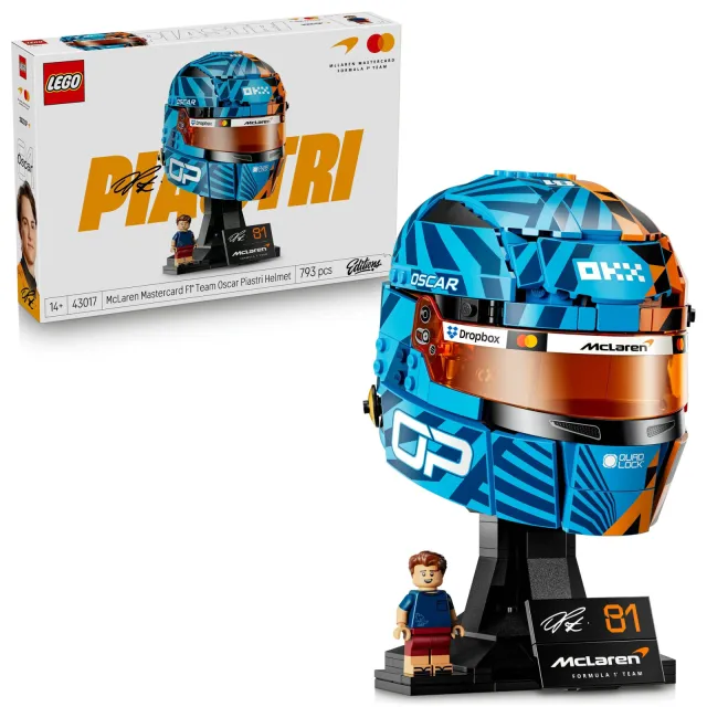 Lego Editions Formula 1 McLaren Mastercard F1 Team Helm van Oscar Piastri Bouwpakket 43017