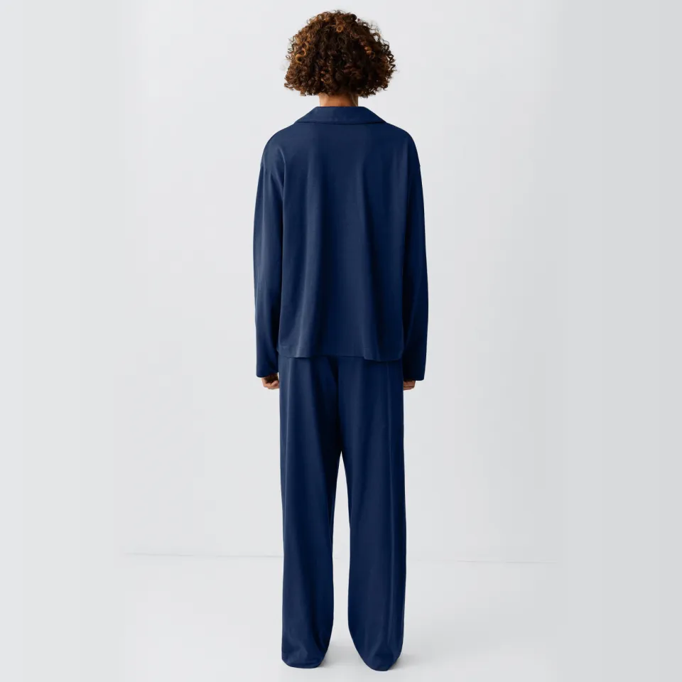 Mango Teen pyjama marineblauw, foto 4