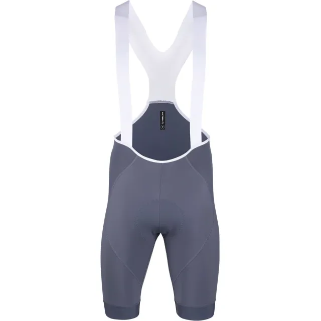 Nalini Thunder fietsbroek met bretels grijsblauw