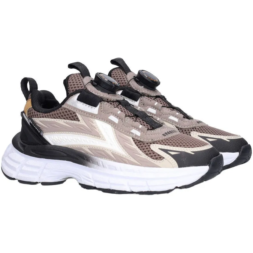 Braqeez Giles Gen chunky sneakers - lichtbruin, foto 5