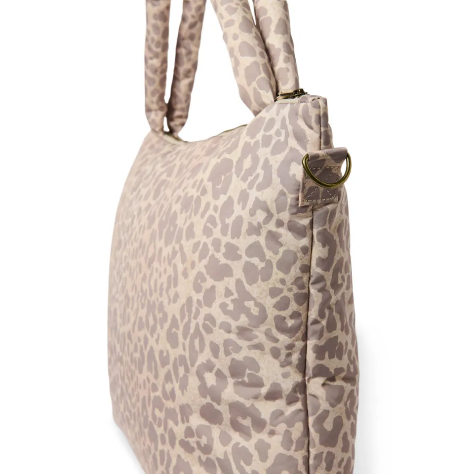 Studio Noos Leopard Puffy Diaper Bag luiertas beige, foto 4