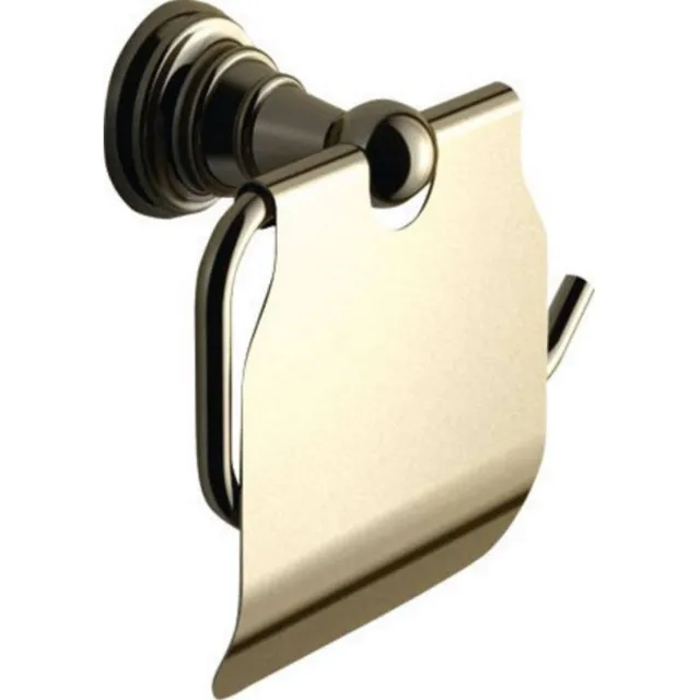 Sapho Toiletrolhouder Sapho Diamond met Klep Brons Wit Chroom