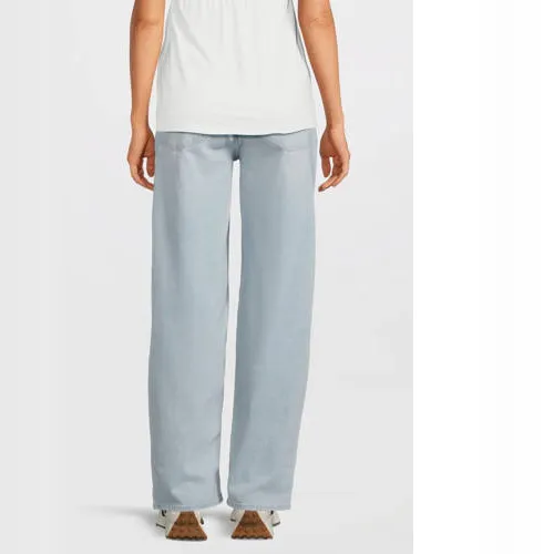 LOVE2WAIT zwangerschaps tapered jeans light blue denim, foto 6