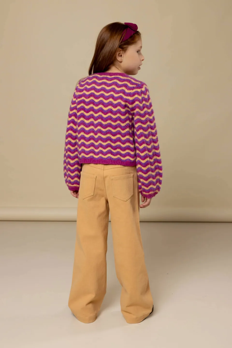 LOOXS little wide leg jeans beige, foto 3