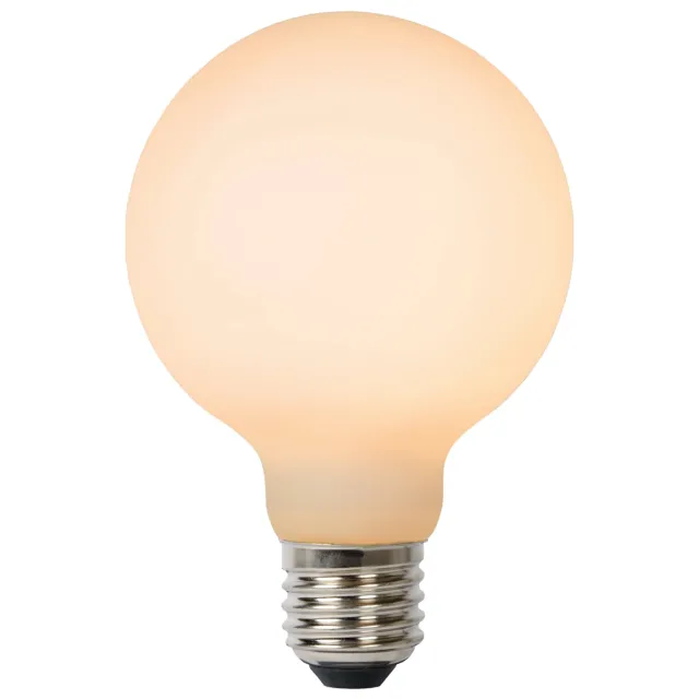 Lucide G125 - Filament lamp - Ø 12,5 cm - LED Dimb. - E27 - 1x8W 2700K - 3 Step Opaal