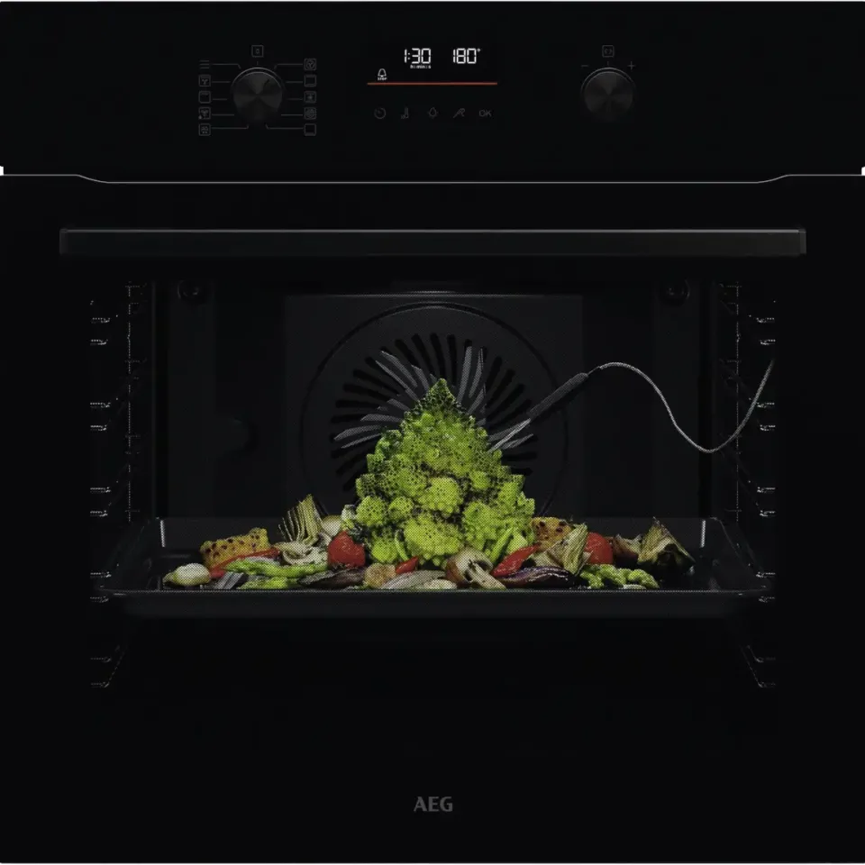 AEG 6000 SenseCook - Heteluchtoven OS6AB50AK zwart, foto 2