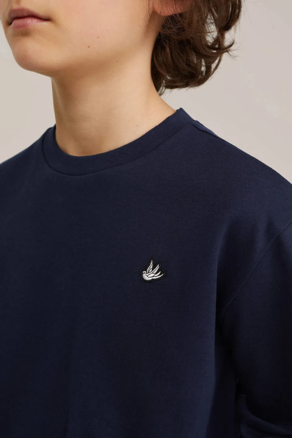 WE Fashion longsleeve marineblauw, foto 6