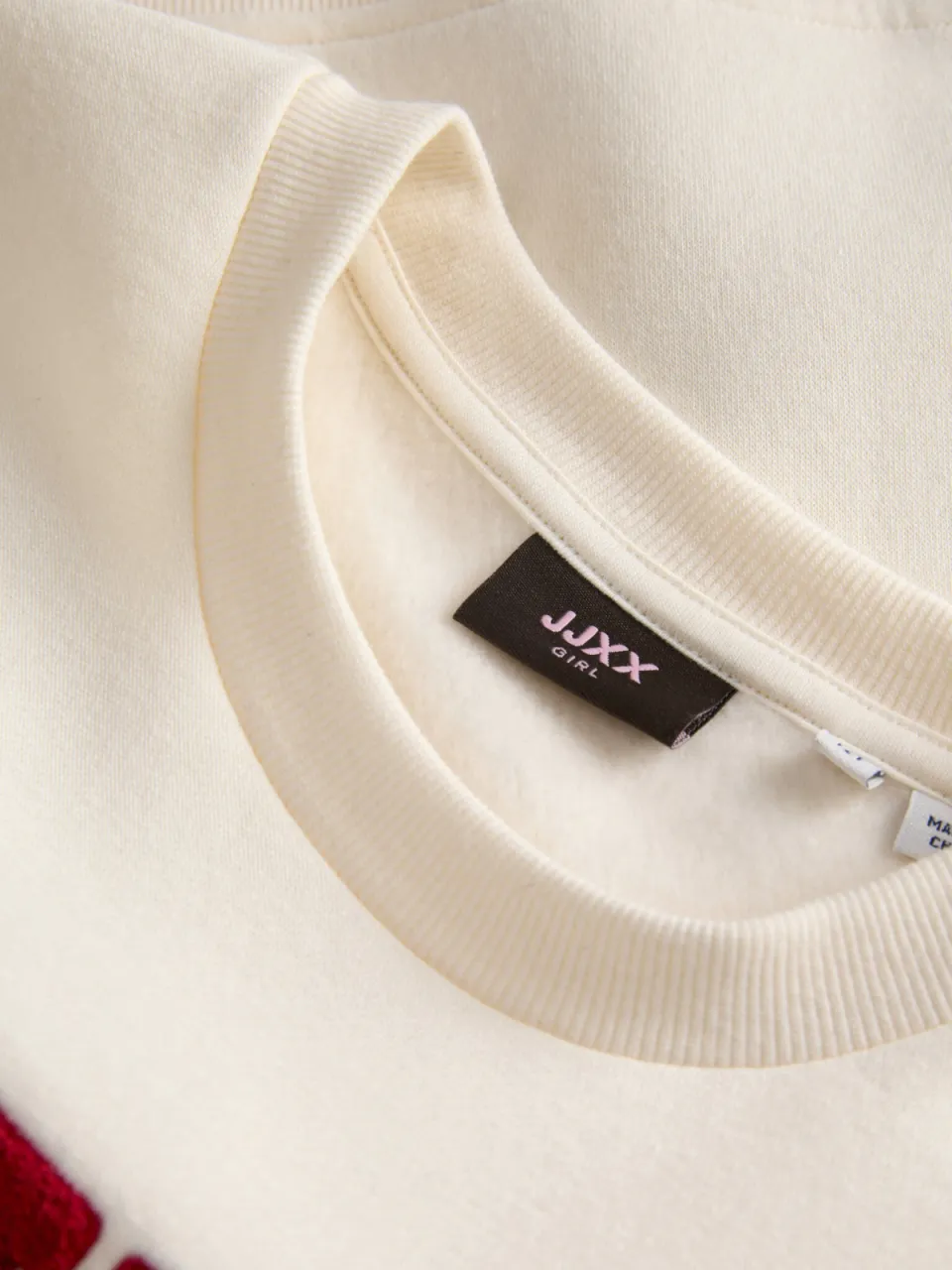 JJXX GIRL sweater met tekst - wit, foto 8