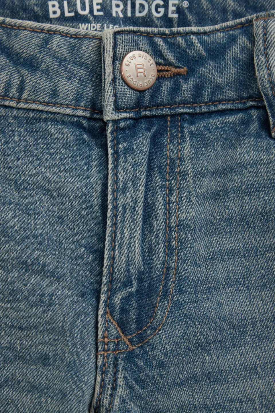WE Fashion wide leg jeans - mediumblauw, foto 6