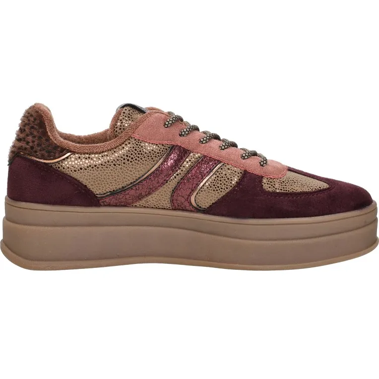 Sub55 sneakers laag bordeaux