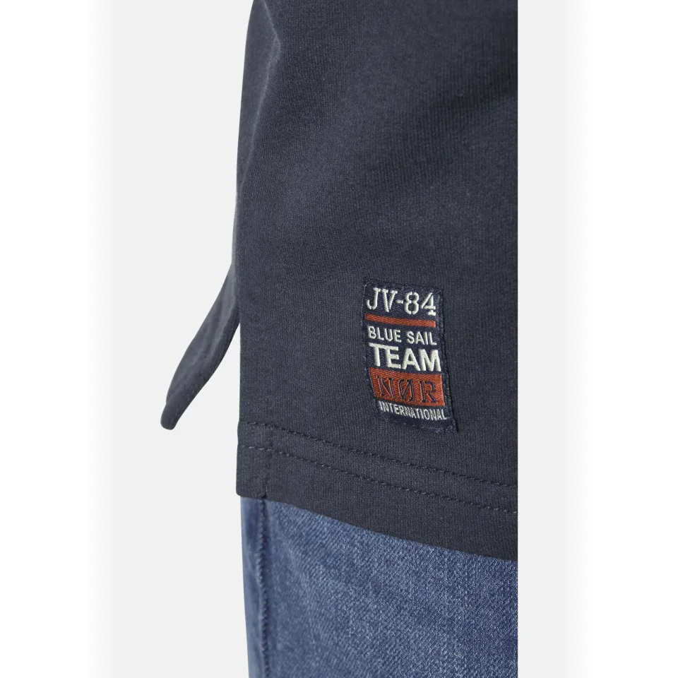 Jan Vanderstorm longsleeve JORNSEN Plus donkerblauw, foto 4