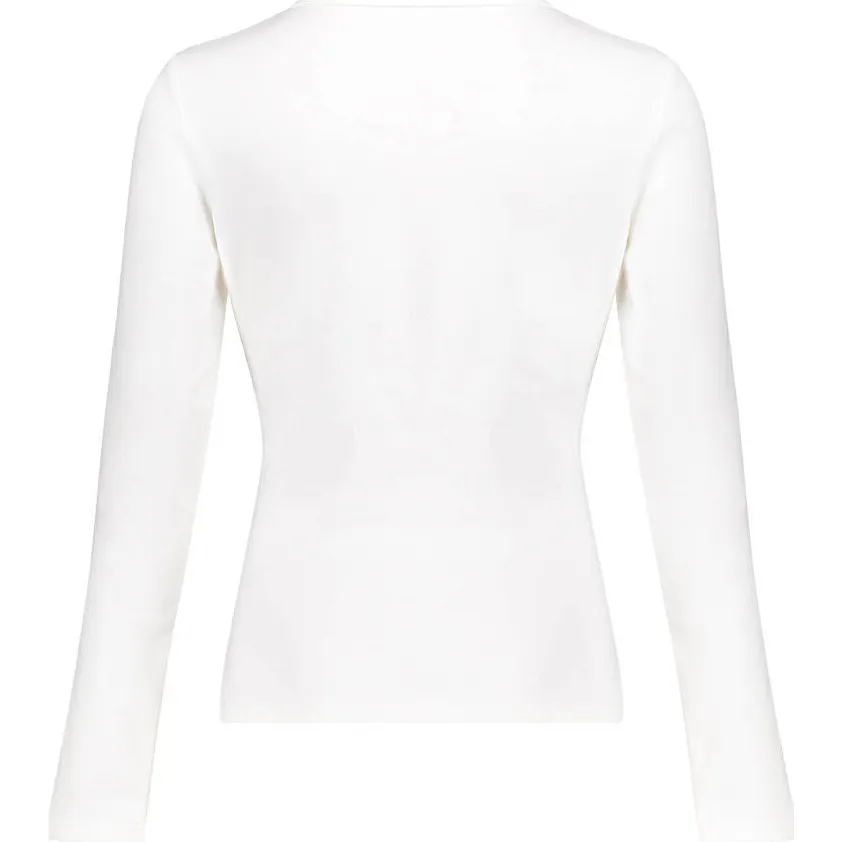 Frankie&Liberty aansluitende longsleeve crème, foto 4