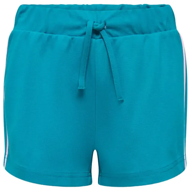 Only casual korte broek blauw Blauw/roze