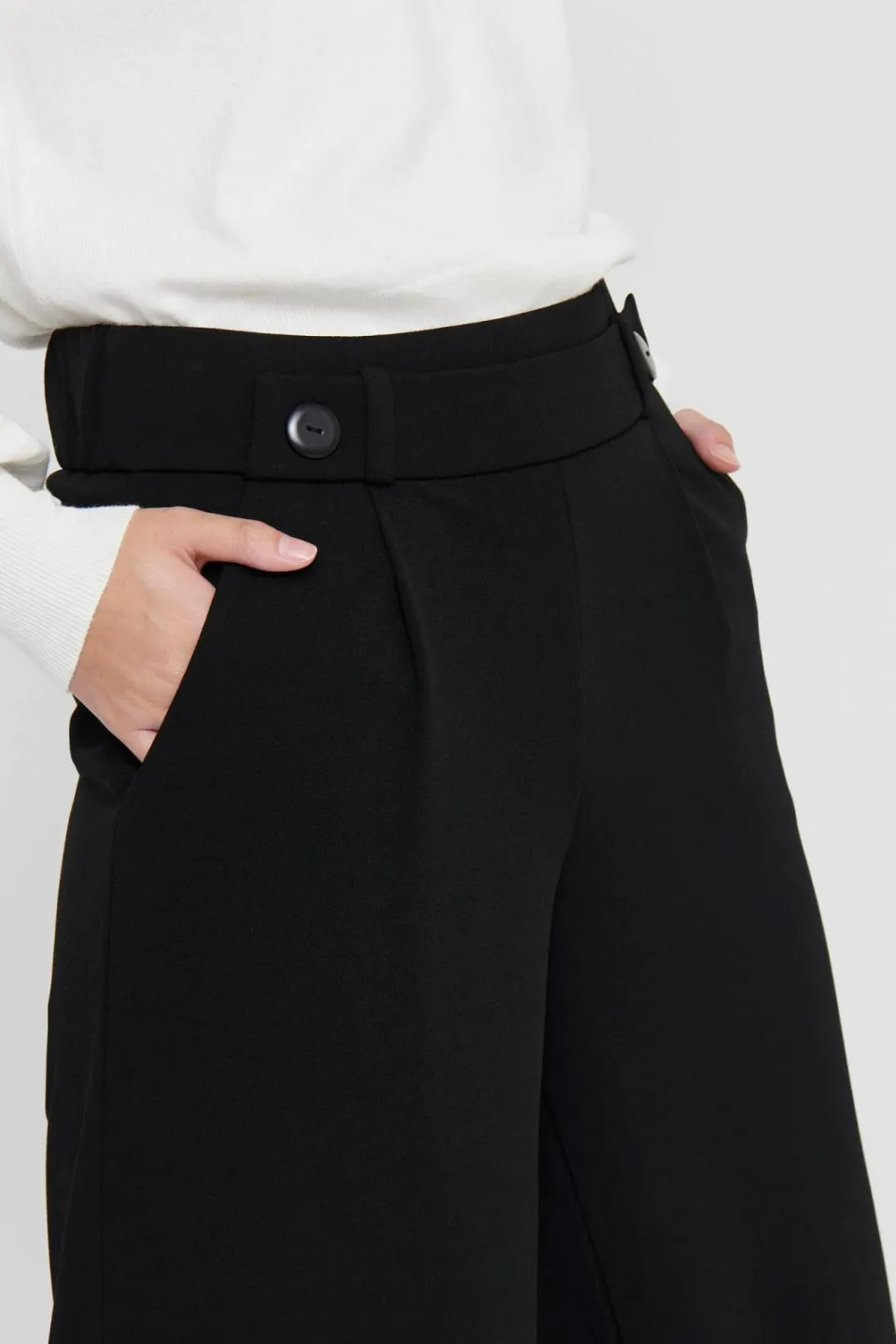 JDY JDYGEGGO wijde broek zwart, foto 6