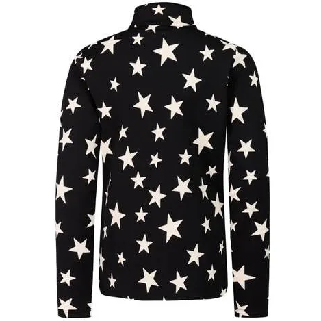 Protest PRTTopsy sweater met opstaande kraag en sterren - zwart/wit, foto 4