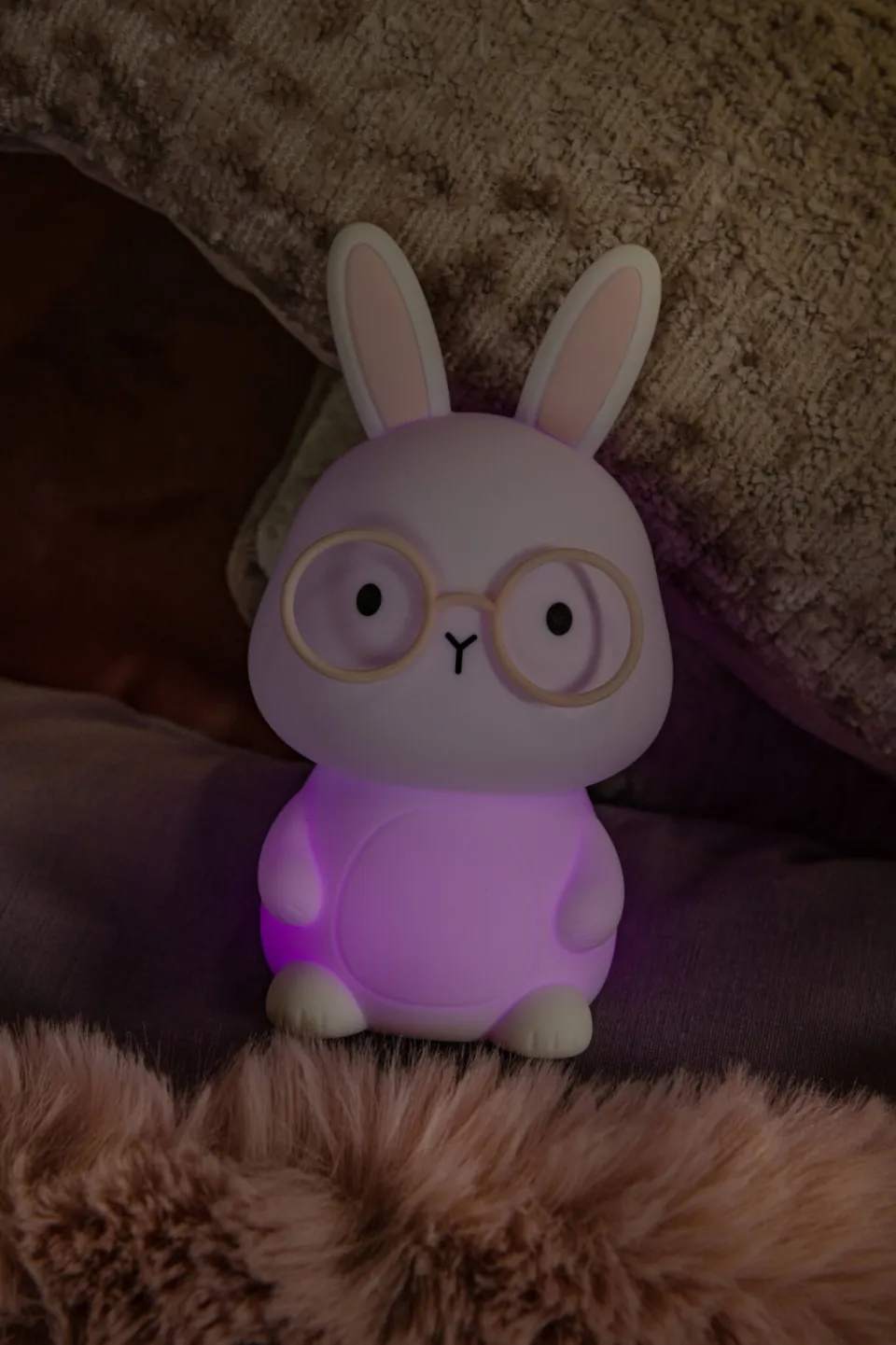 Lucide Pincha Rabbit oplaadbare tafellamp beige, foto 2