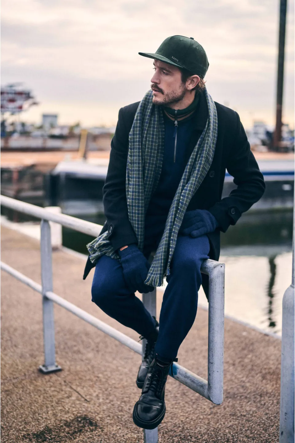 Barts handschoenen Haakon donkerblauw, foto 2