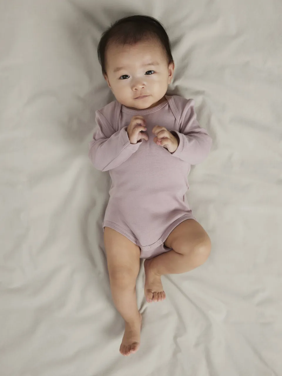 NAME IT BABY romper - mauve/ecru (set van 3), foto 6