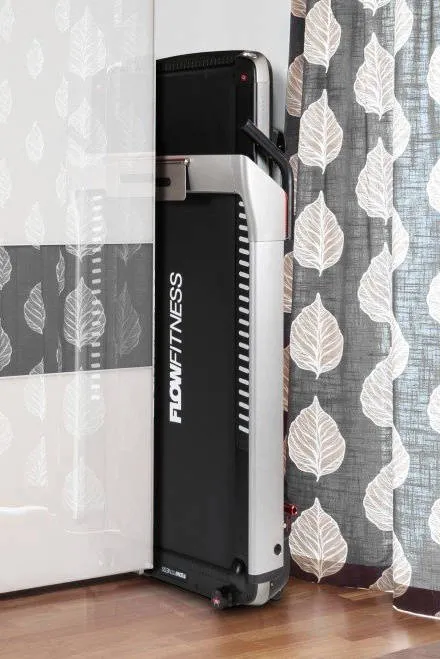Flow Fitness Runner DTM400i Loopband - 99% Voorgemonteerd grijs, foto 4