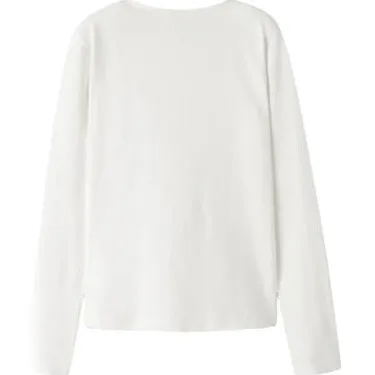 NAME IT longsleeve met strass hartjes wit, foto 3