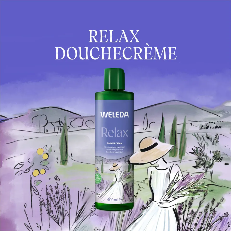 Weleda Relax douchecrème lavendel, foto 2