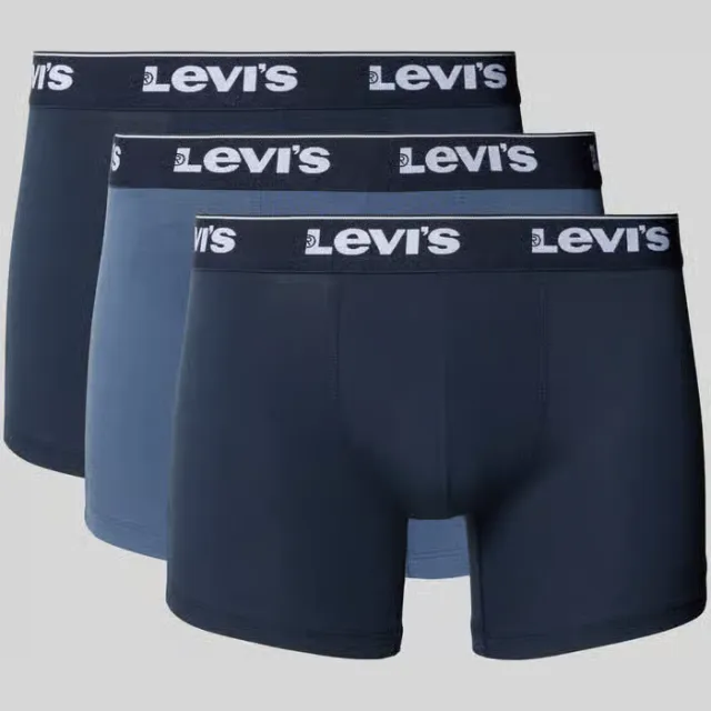 Levi's boxershorts blauw set van 3, foto 2