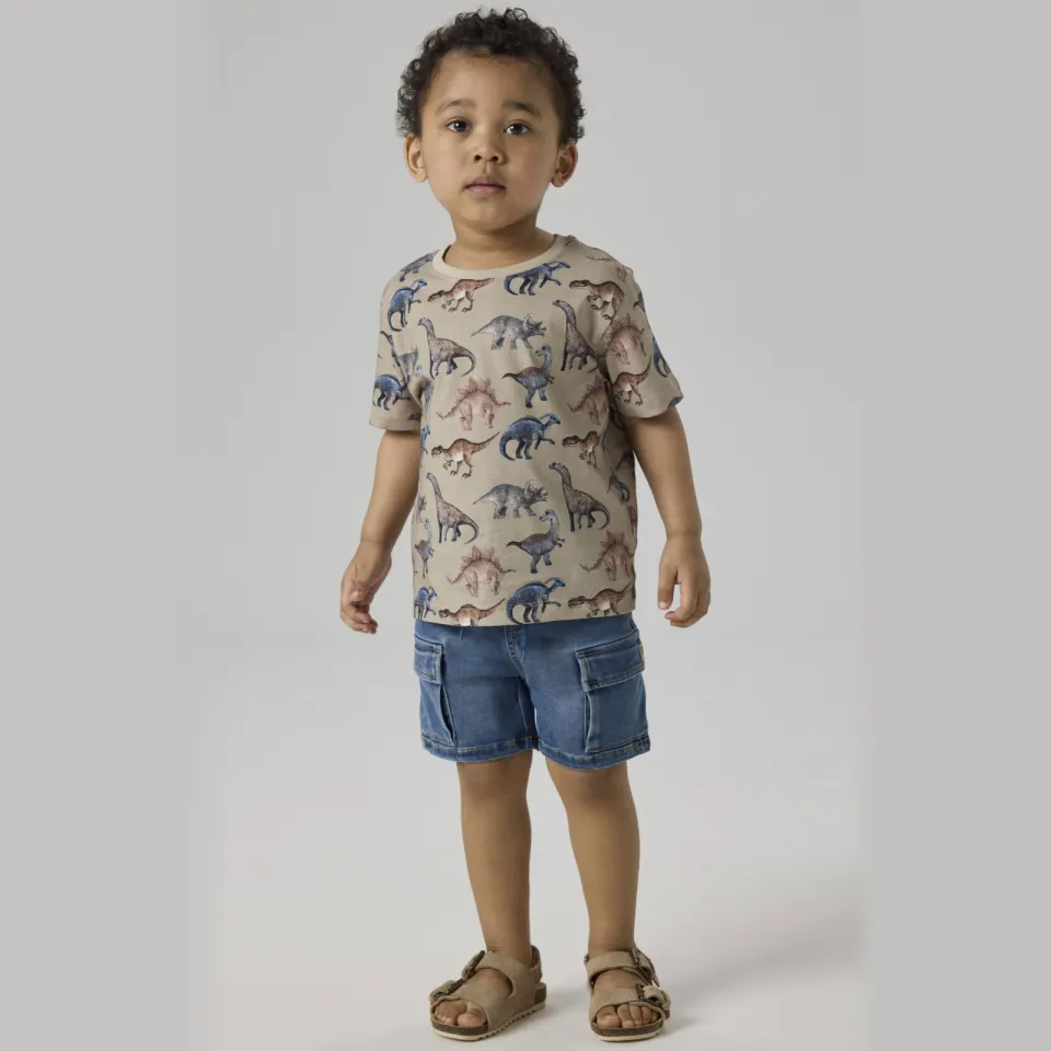 NAME IT NMMBEN jeansshort denimblauw Denim Blue