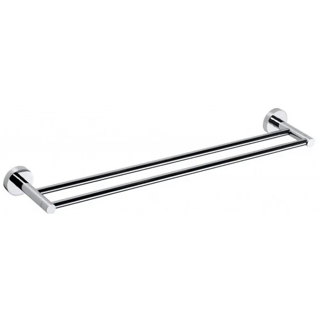 Sapho Dubbele Handdoekhouder Sapho X-Round Hangend 65.5 cm Chroom