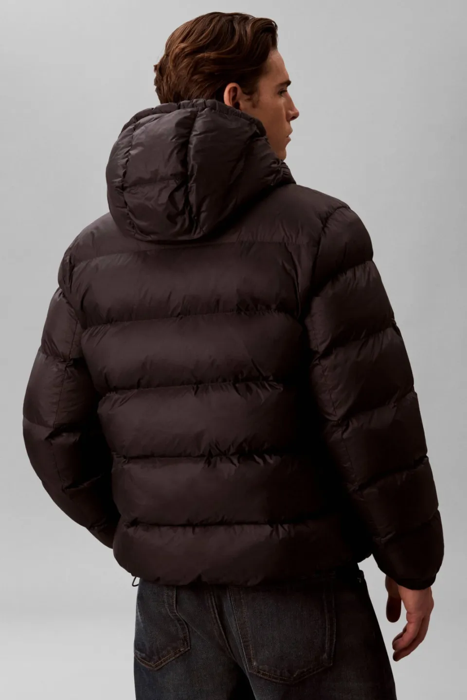 Calvin Klein JEANS pufferjas met logo - zwart, foto 5