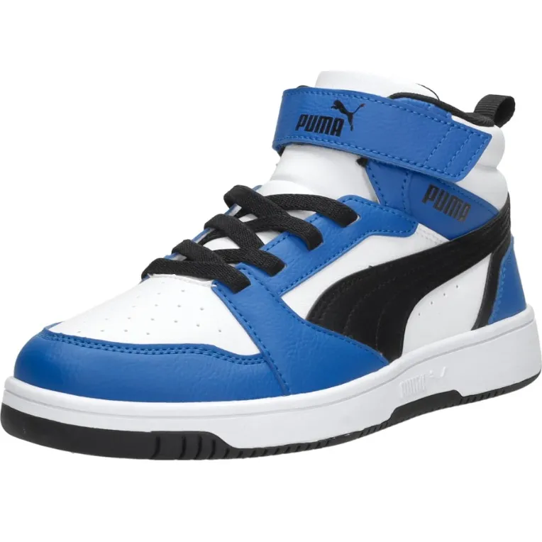 Puma Rebound V6 Mid hoge sneakers wit, foto 4