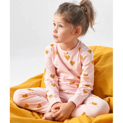 Little Label pyjama met hartjes roze/goud, foto 5