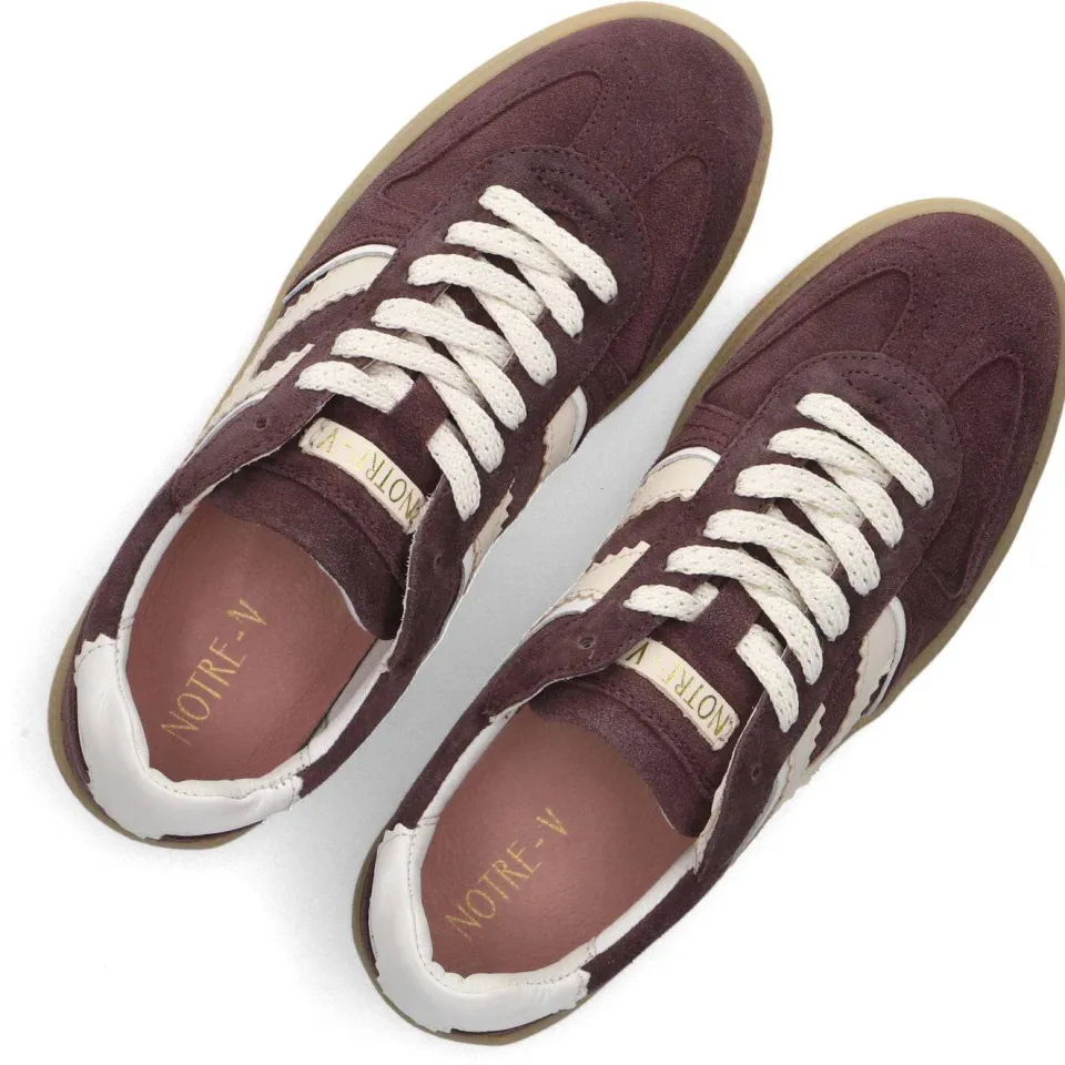 Notre-V Sneakers Sia-01 Bruin, foto 5