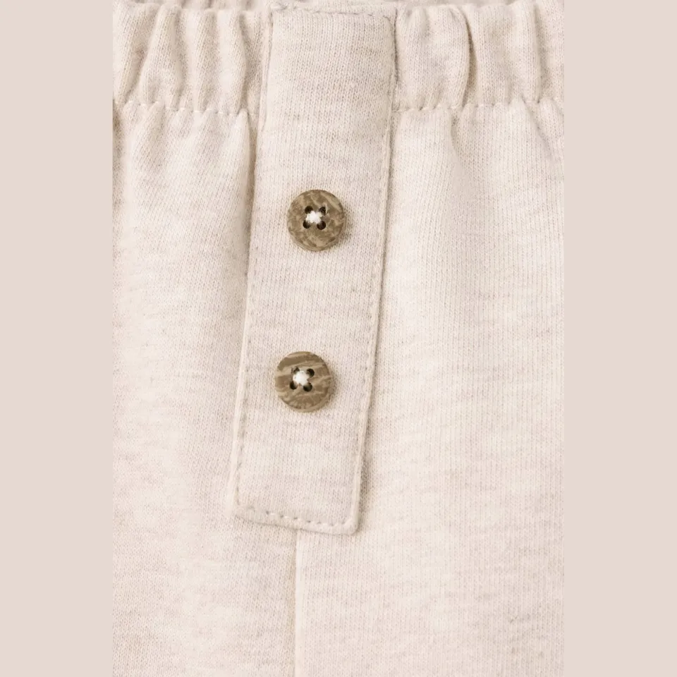 Mango Kids katoenen babybroek beige, foto 5