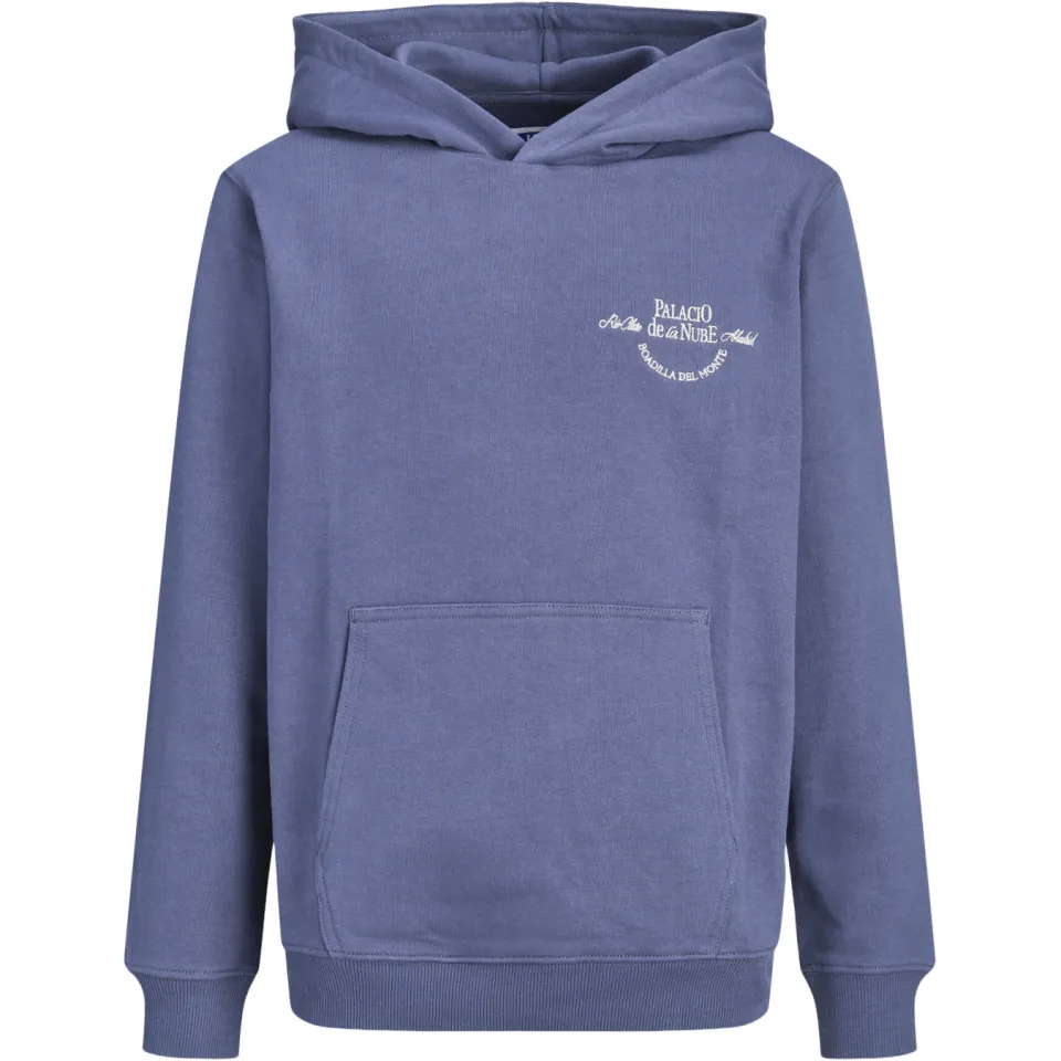 Jack & Jones JUNIOR hoodie met backprint - blauw, foto 3