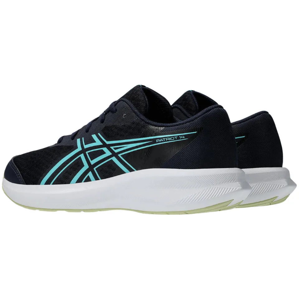 Asics Patriot 14 hardloopschoenen donkerblauw aqua, foto 4