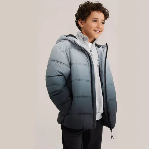 WE Fashion pufferjas grijs/antraciet, foto 3