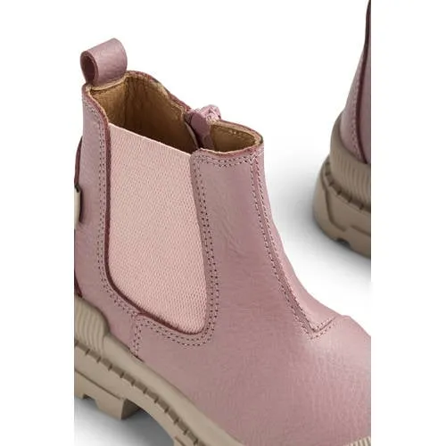 Wheat leren enkelboots - roze, foto 5